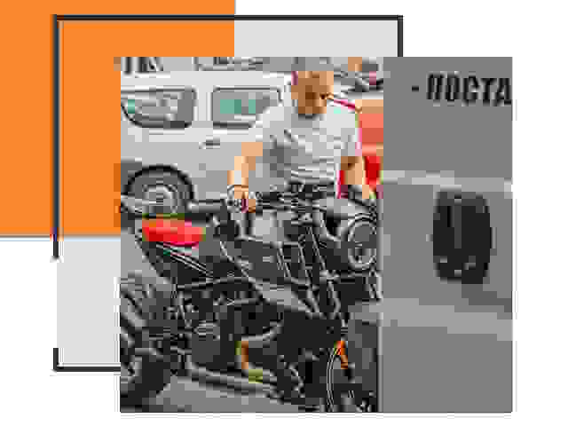 Перевозка мотоцикла по России - Услуги Перевозка-Снж